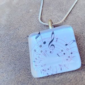 Musical necklace handmade